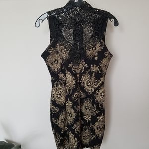 2 for $35*Mini cocktail dress w/ lace collar